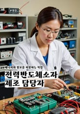 전력반도체소자제조 담당자 - 전력 반도체, 소자 제조, 담당자, 반도체 제조, 전력 전자, 반도체 소자, 전력 시스템, 반도체 기술, 제조 공정, 전력 관리 표지 이미지