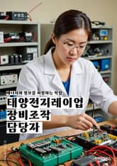 태양전지레이업장비조작 담당자 - 태양전지, 레이업장비, 조작, 담당자, 장비조작, 태양광, 태양전지 생산, 태양광 발전, 태양전지 설치, 태양전지 시스템 표지 이미지