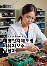 태양전지제조장비유지보수 담당자 - 태양전지, 제조장비, 유지보수, 담당자, 키워드, 장비 유지보수, 태양광, 태양광 발전, 태양광 시스템, 태양전지 제조장비 표지 이미지