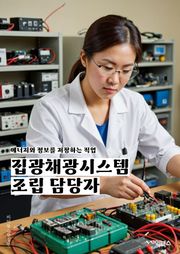 집광채광시스템조립 담당자 - LED 조명, 광원 모듈, 규격화된 조립 공정, 광학 시스템, 광학 설계, 광학 소재, 광학 테스트, 광학 제어 시스템, 광학 장비 조립, 광학 시뮬레이션