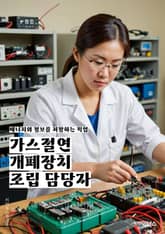 가스절연개폐장치조립 담당자 - 가스절연, 개폐장치, 조립, 담당자, 전기, 안전, 기술, 설비, 유지보수, 품질검사 표지 이미지