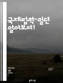국제법학-일단 알아보자!