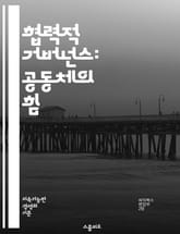 협력적 거버넌스: 공동체의 힘 - 협력, 거버넌스, 공동체, 참여, 의사결정, 소통, 투명성, 신뢰, 이해관계자, 합의, 정책, 리더십, 혁신, 지속가능성, 민주주의, 사회적 자본, 갈등 해결, 네트워킹, 시스템 사고, 협력 모델 표지 이미지