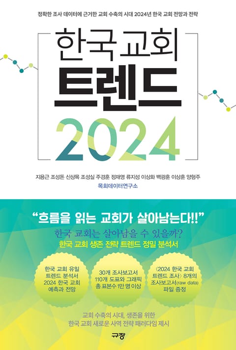 개정판 | 한국 교회 트렌드 2024 표지 이미지