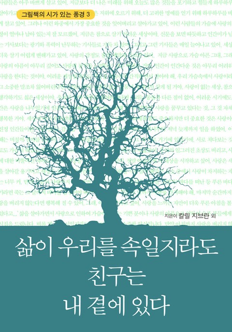 삶이 우리를 속일지라도 친구는 내 곁에 있다 표지 이미지