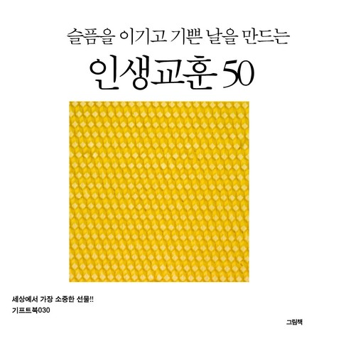 슬픔을 이기고 기쁜 날을 만드는 인생교훈 50 표지 이미지