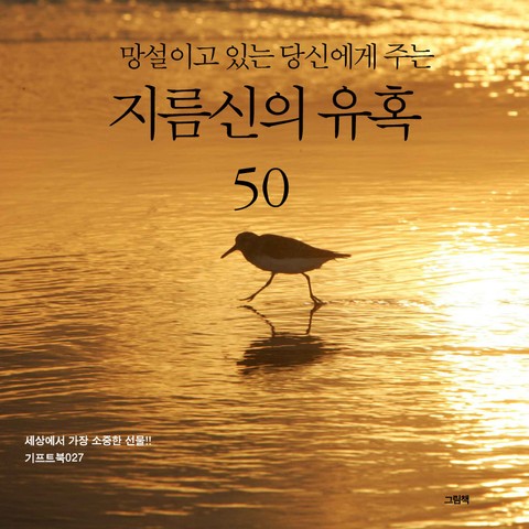 망설이고 있는 당신에게 주는 지름신의 유혹 50 표지 이미지