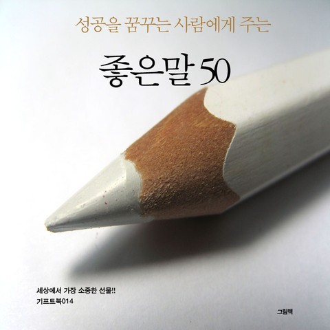 성공을 꿈꾸는 사람에게 주는 좋은말 50 표지 이미지