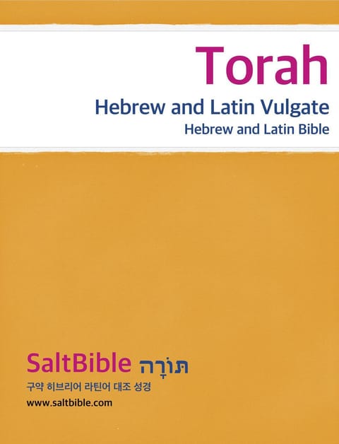 Torah - Hebrew and Latin Vulgate 표지 이미지