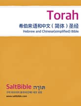 [체험판] Torah - Hebrew and Chinese(simplified) Bible 표지 이미지