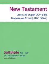 [체험판] 신약 전서 - 그리스어 영어(KJV) 대조 성경 표지 이미지