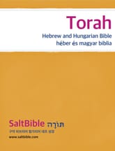 Torah - Hebrew and Hungarian Bible 표지 이미지