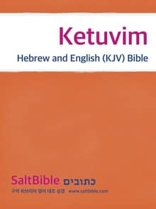 Ketuvim - Hebrew and English (KJV) Bible