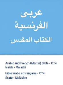 Arabic and French (Martin) Bible - OT4