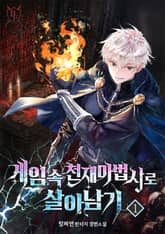 게임 속 천재 마법사로 살아남기 표지 이미지