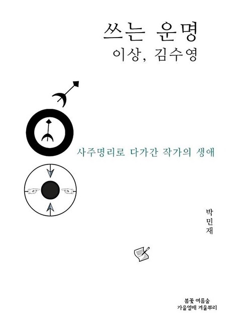 쓰는 운명: 이상 김수영 표지 이미지