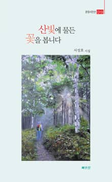 산빛에 물든 꽃을 봅니다