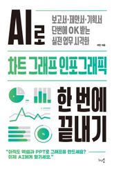 AI로 차트, 그래프, 인포그래픽 한 번에 끝내기 표지 이미지