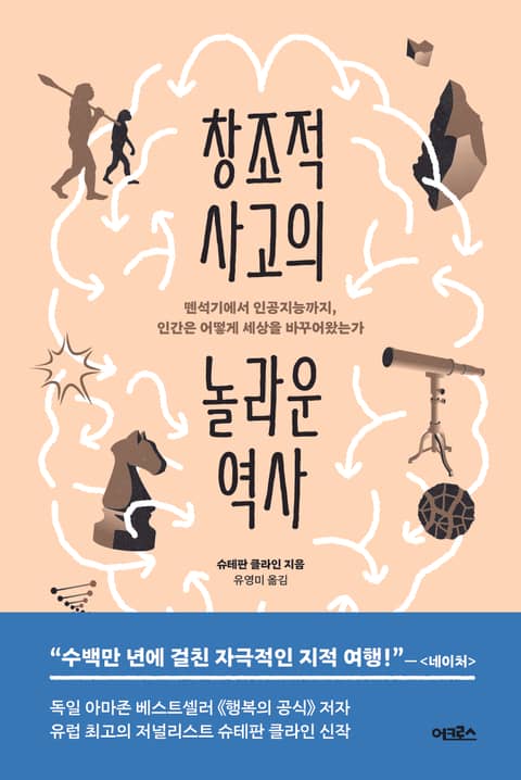 창조적 사고의 놀라운 역사 표지 이미지