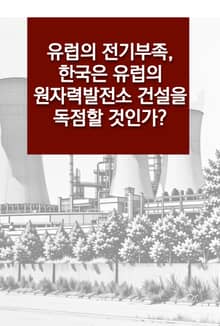 유럽의 전기부족, 한국은 유럽의 원자력발전소 건설을 독점할 것인가?