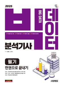 2025 시대에듀 빅데이터분석기사 필기 한권으로 끝내기