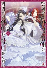 단죄받은 악역 영애는 회귀하여 완벽한 악녀를 노린다 표지 이미지