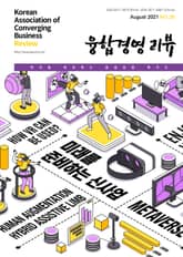 융합경영 리뷰 2021년 8월 표지 이미지