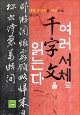 여러 서체로 천자문을 읽는다 표지 이미지