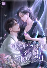 이혼하려고 했더니 전개가 이상해졌다 표지 이미지