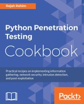 [체험판] Python Penetration Testing Cookbook 표지 이미지