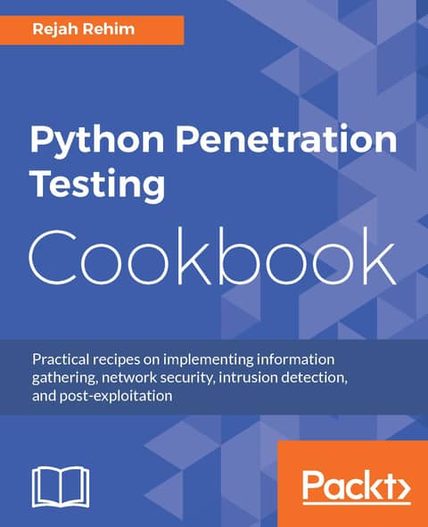 [체험판] Python Penetration Testing Cookbook 표지 이미지