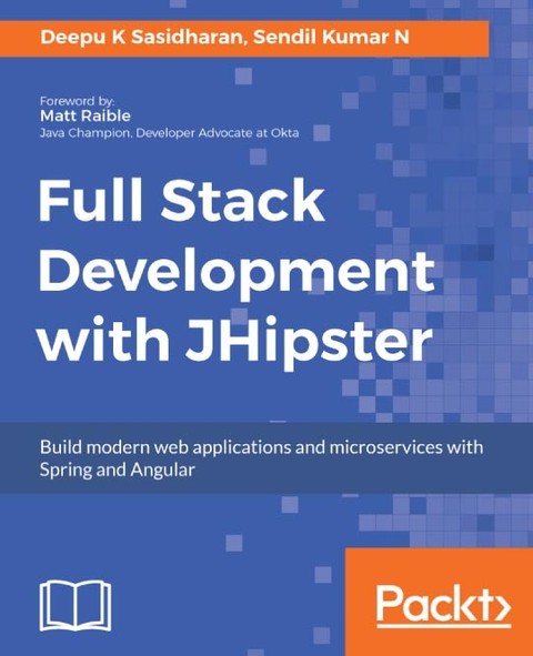 Full Stack Development with Jhipster 표지 이미지