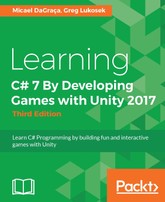 [체험판] Learning C# 7 By Developing Games with Unity 2017 3e 표지 이미지