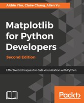 Matplotlib for Python Developers Second Edition 표지 이미지