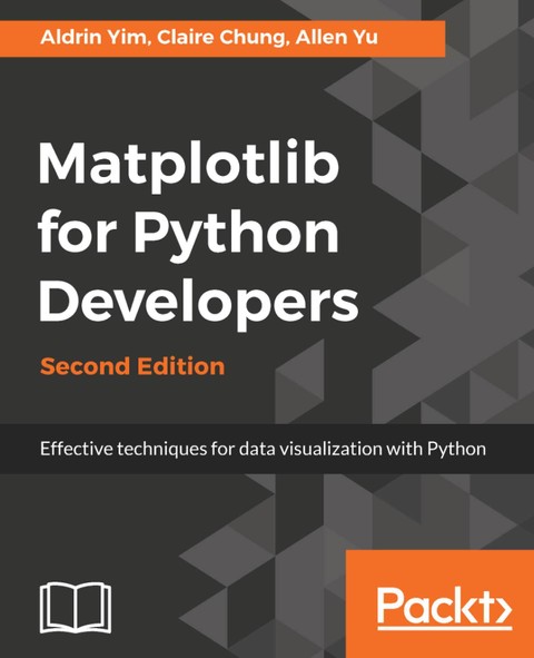 Matplotlib for Python Developers Second Edition 표지 이미지