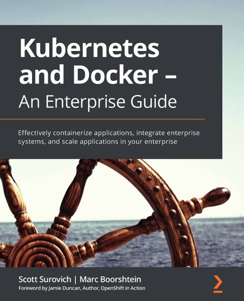 Kubernetes and Docker - An Enterprise Guide 표지 이미지