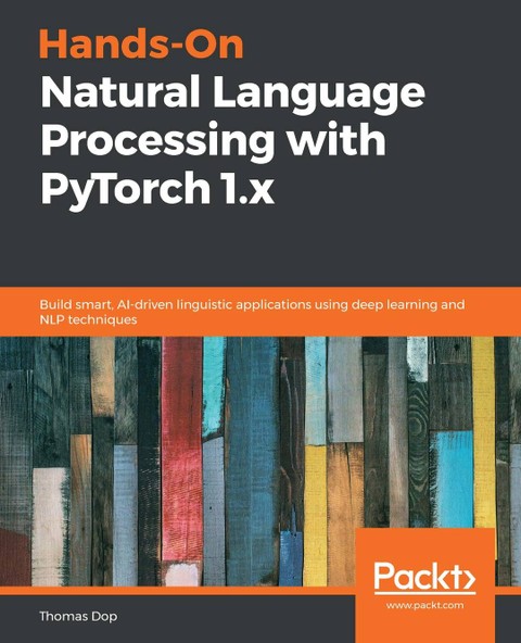 Hands-On Natural Language Processing with PyTorch 1.x 표지 이미지