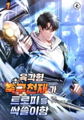 육각형 축구천재가 트로피를 싹쓸이함 표지 이미지