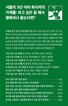 서울의 3년 이하 퇴사자의 가게들