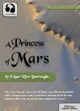 A Princess of Mars (화성의 공주 + 오디오) 표지 이미지