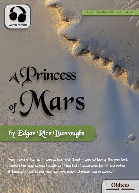A Princess of Mars (화성의 공주 + 오디오) 표지 이미지