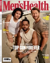 맨즈헬스 2022년 7월호 표지 이미지
