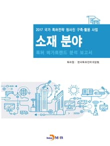 소재 분야 특허 메가트렌드 분석 보고서 2017