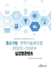실감형콘텐츠: 중소기업 전략기술로드맵(2022~2024) 표지 이미지
