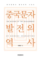 중국문자 발전의 역사 표지 이미지