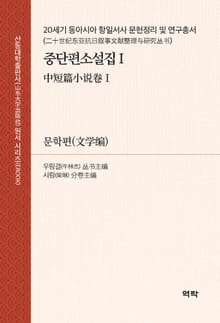 20세기 동아시아 항일서사 문헌정리 및 연구총서·중단편소설집Ⅰ