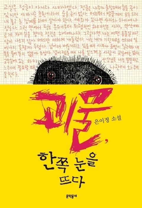 괴물 한쪽 눈을 뜨다 표지 이미지