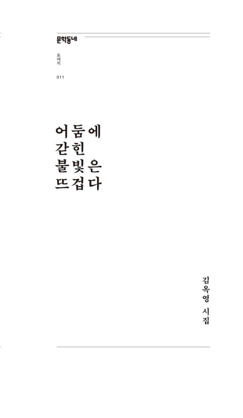 어둠에 갇힌 불빛은 뜨겁다 표지 이미지