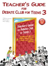 Teacher’s Guide for Debate Club for Teens 3 표지 이미지