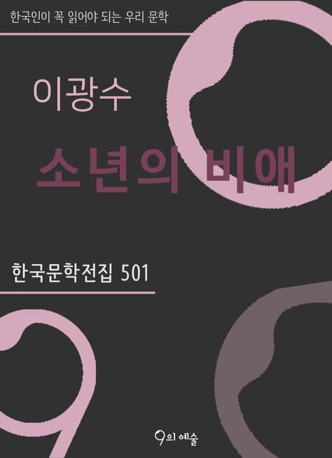 이광수 - 소년의 비애 표지 이미지